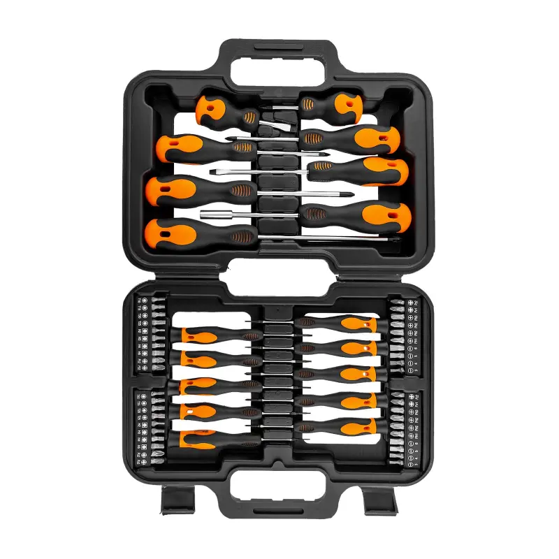 Sada šroubováků a bitů v plastovém boxu 58 dílů