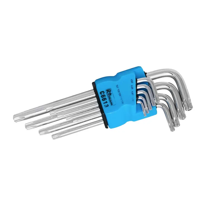 Sada TRX klíčů s otvorem T10-T50 9 dílů (P16613) Sada TRX klíčů s otvorem T10-T50 9 dílů (P16613)