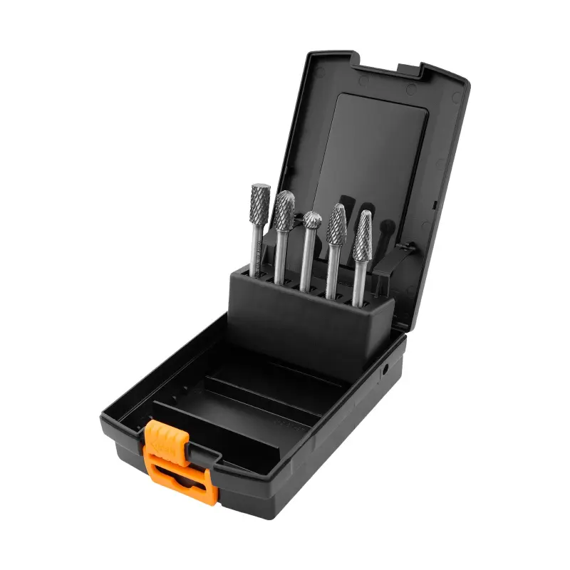 Sada kolíkových fréz do kovu 5 dílů - plastový obal Sada kolíkových fréz do kovu 5 dílů - plastový obal
