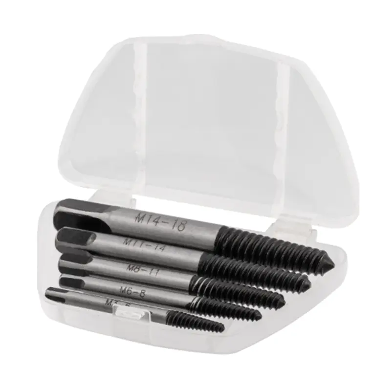Sada vytahováků zalomených šroubů | M3-M18 5 dílů Sada vytahováků zalomených šroubů | M3-M18 5 dílů