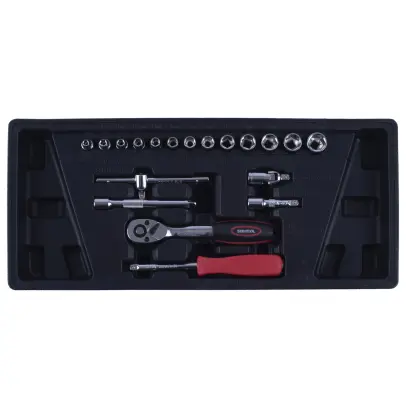 Sada hlavic šestihranných 1/4