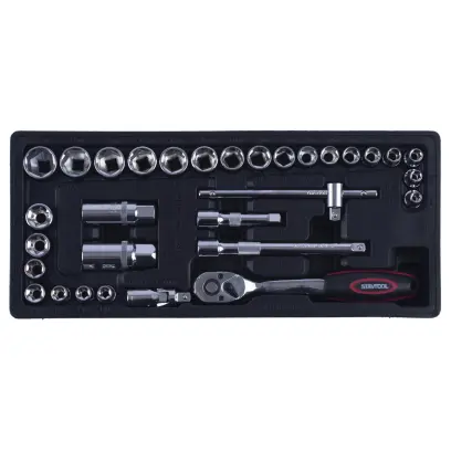 Sada hlavic šestihranných 3/8