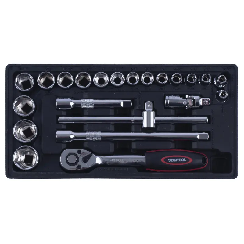 Sada hlavic šestihranných 1/2 Sada hlavic šestihranných 1/2