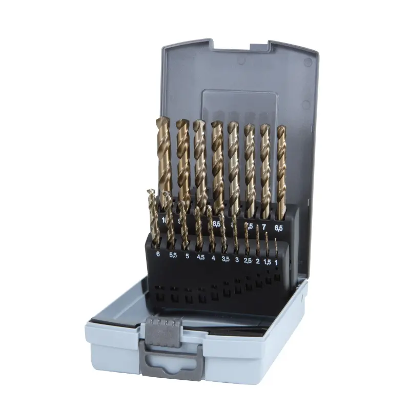 Sada vrtáků do kovu 1-10 mm | 19 dílů plastový box