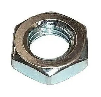 Matice DIN 439 B mosaz/nikl M12