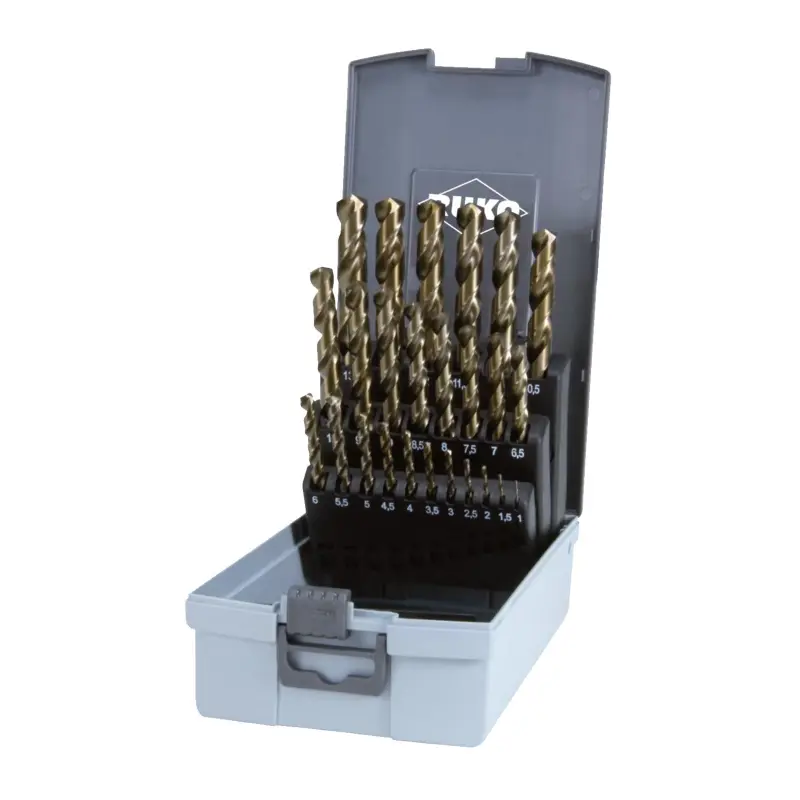Sada vrtáků do kovu, 1-13 mm Terrax 25 dílů, plastový obal