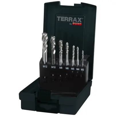 Sada strojních závitníků typ B Terrax 7 dílů