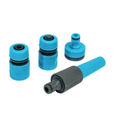 Souprava pro zahradní hadice - rostřikovač + 3 spojky