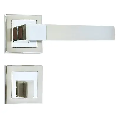 Dveřní kování Helen WC rozeta V nikl-chrom