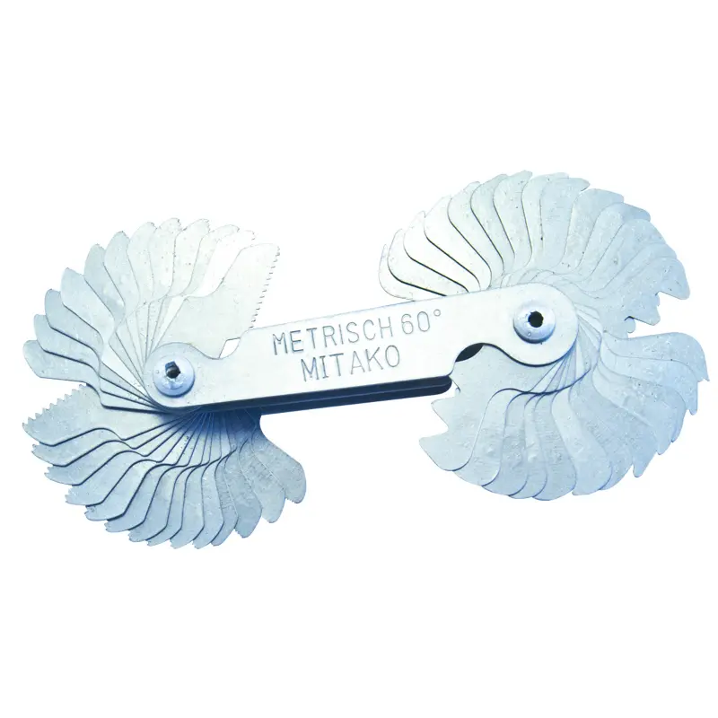 Měrky na závity metrické a withworth 52 listů