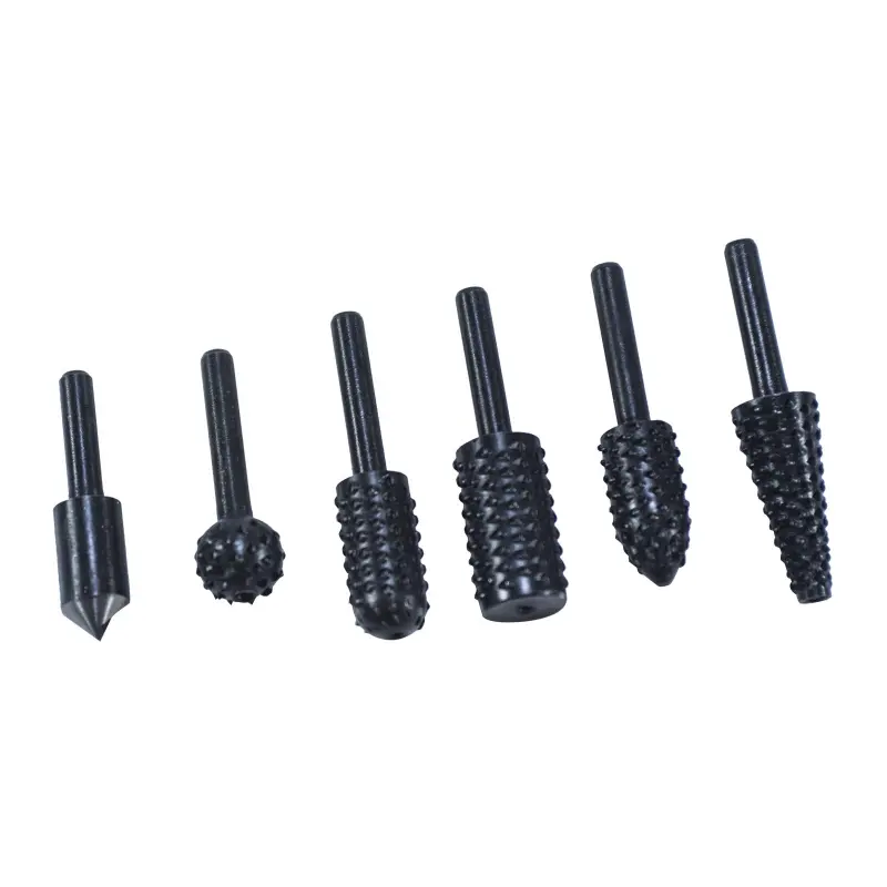 Rašple rotační do dřeva 6 dílů Rašple rotační do dřeva 6 dílů