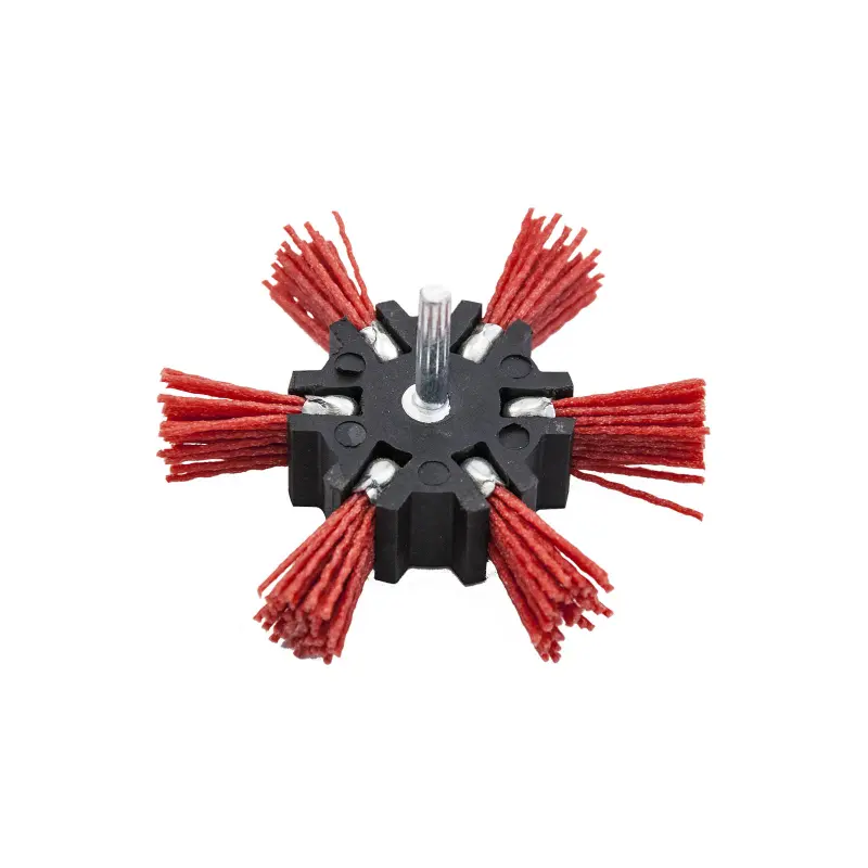 Kartáč okružní nylonový stopka 100 mm