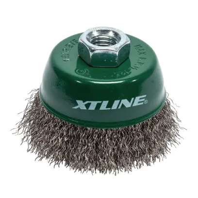 Kartáč hrnkový vlnitý nerez M14 | 75 mm