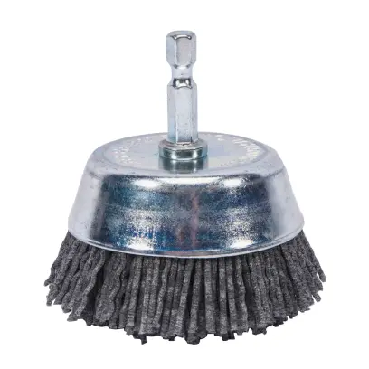 Kartáč nylonový hrnkový 75 mm zr. 80