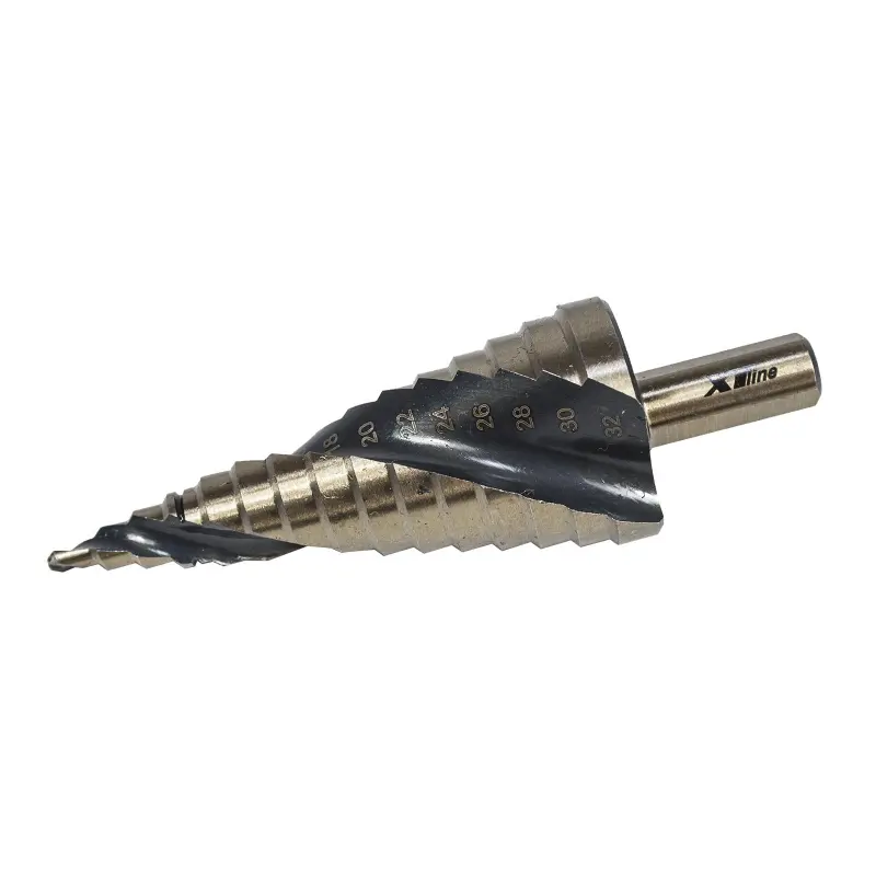 Vrták stupňovitý HSS TiAIN | 4-12 mm, krok 2 mm (HEX) Vrták stupňovitý HSS TiAIN | 4-12 mm, krok 2 mm (HEX)