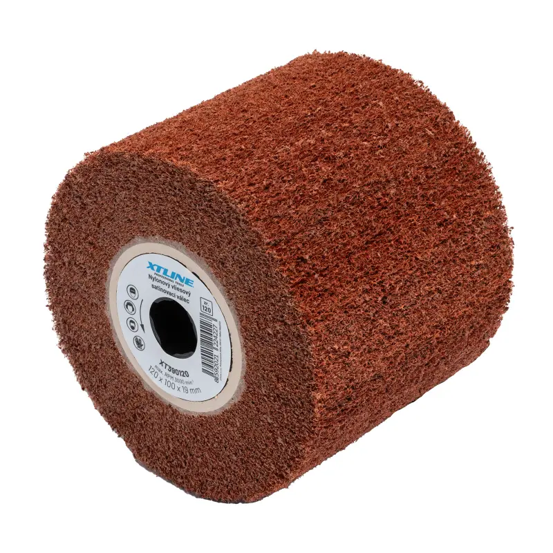 Nylonový satinovací válec (brusné rouno) | 120x50 mm zr. 120 Nylonový satinovací válec (brusné rouno) | 120x50 mm zr. 120