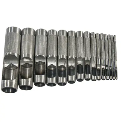 Sada děrovačů 2-22 mm 15 dílů - textilní obal