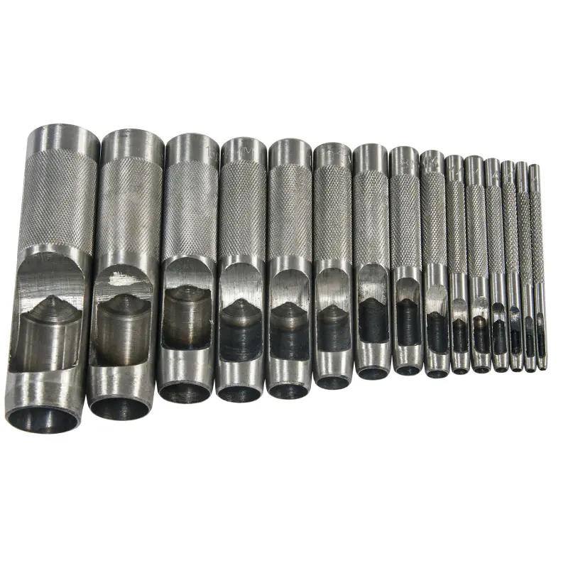 Sada děrovačů 2-22 mm 15 dílů - textilní obal