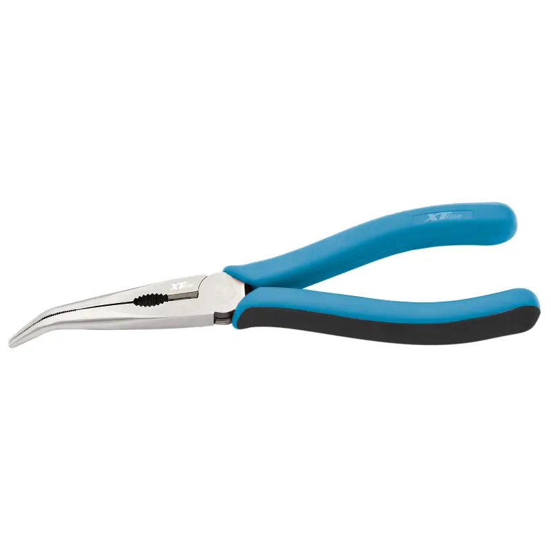 Kleště prodloužené zahnuté soft-grip | 160 mm Kleště prodloužené zahnuté soft-grip | 160 mm