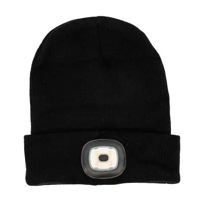 Čepice se svítilnou | černá