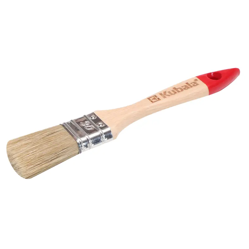 Štětec plochý, dřevěná rukojeť | 30 mm