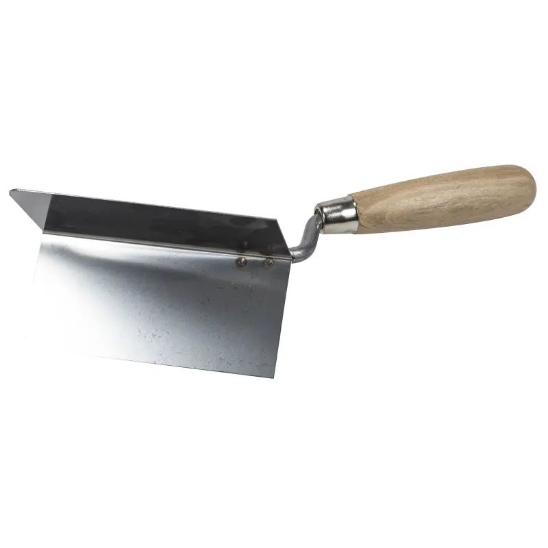 Lžíce rohová vyhlazovací nerezová 120x80x80 mm