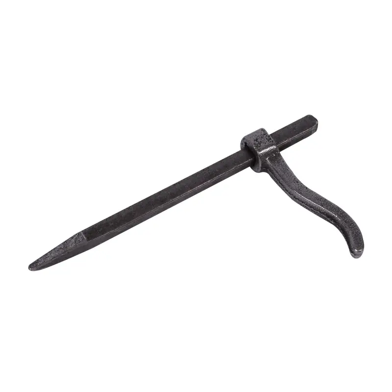 Zednická skoba kovaná černá 140x10 mm