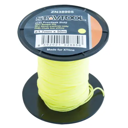 Provázek žlutý 50 m | 2 mm