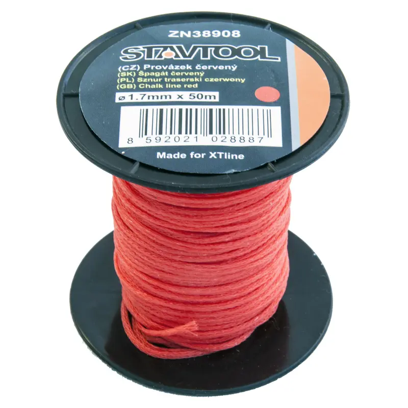 Provázek červený 50 m | 1 mm