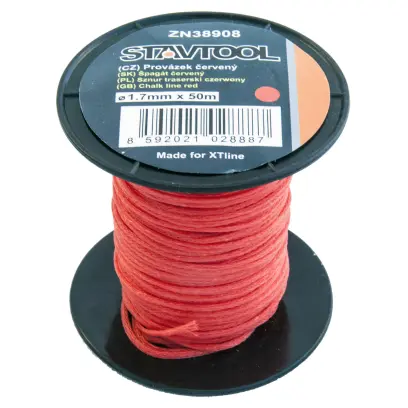 Provázek červený 50 m | 2 mm