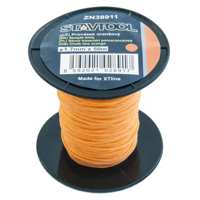 Provázek oranžový 50 m | 1,7 mm