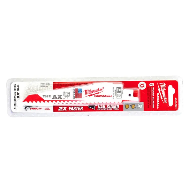 Milwaukee Pilový list; dřevo,dřevo s hřebíky; 150mm; 5zubů/palec; 5ks