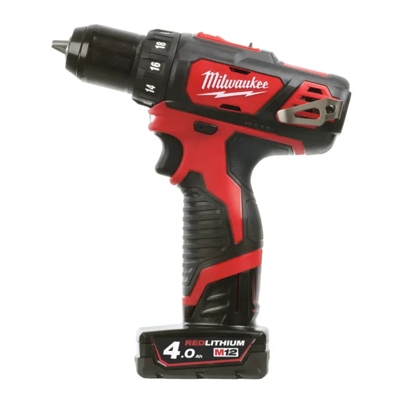 Milwaukee M12BDD-402C - M12™ kompaktní vrtačka/šroubovák