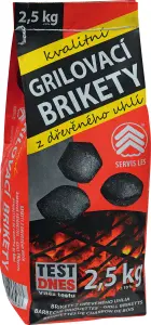 Dřevěné uhlí Servis Les grilovací brikety 2,5 kg