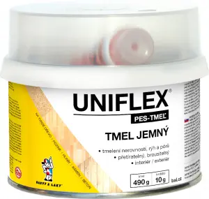 Uniflex PES-TMEL jemný tmel na kov, ocel, kámen, beton a dřevo, 500 g Uniflex PES-TMEL jemný tmel na kov, ocel, kámen, beton a dřevo, 500 g