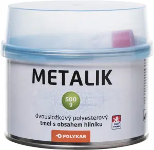 Polykar Metalik dvousložkový tmel na kov a karoserie, 500 g Polykar Metalik dvousložkový tmel na kov a karoserie, 500 g