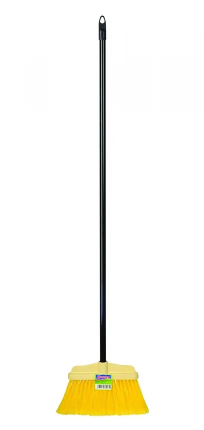 Spontex Venkovní koště žluté s tyčí