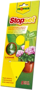Propher Stopset žluté šipky 14 × 5 cm k odchytu létajícího hmyzu, 5 ks
