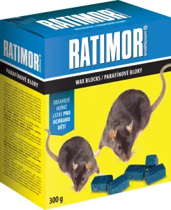 Ratimor Brodifacoum parafinové bloky nástraha na hlodavce, 300 g