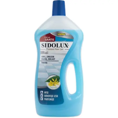 SIDOLUX PREMIUM FLOOR CARE VINYL, LINOLEUM, DLAŽBA, OBKLADY - YLANG YLANG 750ml