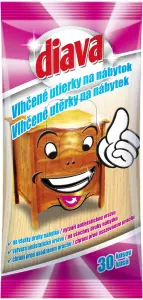 Diava vlhčené utěrky na nábytek, 30 ks