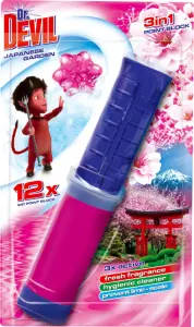 Dr. Devil 3v1 Point Block WC blok v tubě Japanese Garden, 75 ml