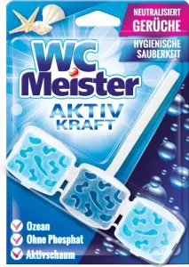 WC Meister Aktiv Kraft vůně moře WC blok, 45 g