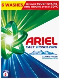 Ariel prací prášek Mountain Spring 6 praní, 330 g