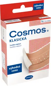 Cosmos klasická textilní náplast, 6 cm × 1 m