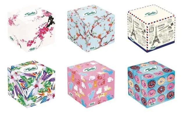 Kapesníky 58ks/3vrstvy box mix Kapesníky 58ks/3vrstvy box mix