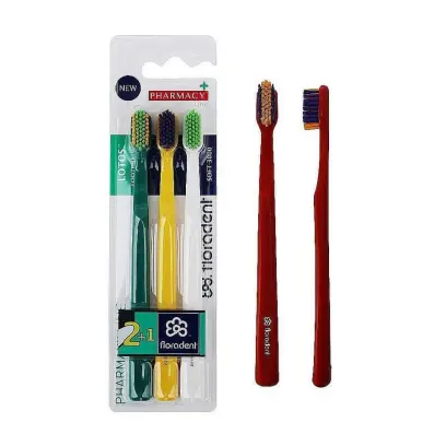 Zubní kartáček LOTOS 2+1ks měkký