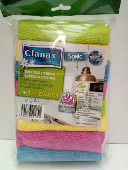 Utěrka švédská SONIC 30x30, 7+1ks ZDARMA