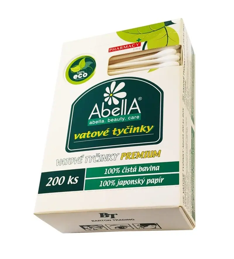 Vatové tyčinky PREMIUM 200ks BOX Vatové tyčinky PREMIUM 200ks BOX
