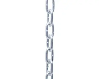 Řetěz polodlouhý článek DIN 5685A 4 mm Zn - 50m/balení